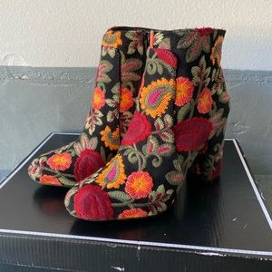 MIA Floral embroidered boots